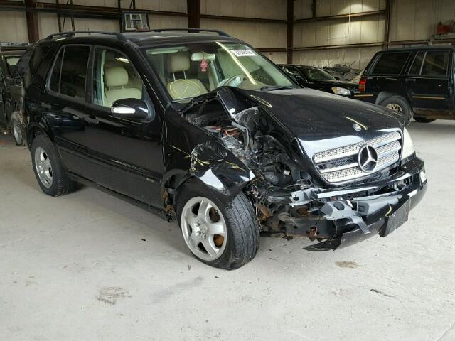 4JGAB54E23A383032 - 2003 MERCEDES-BENZ ML 320 BLACK photo 1