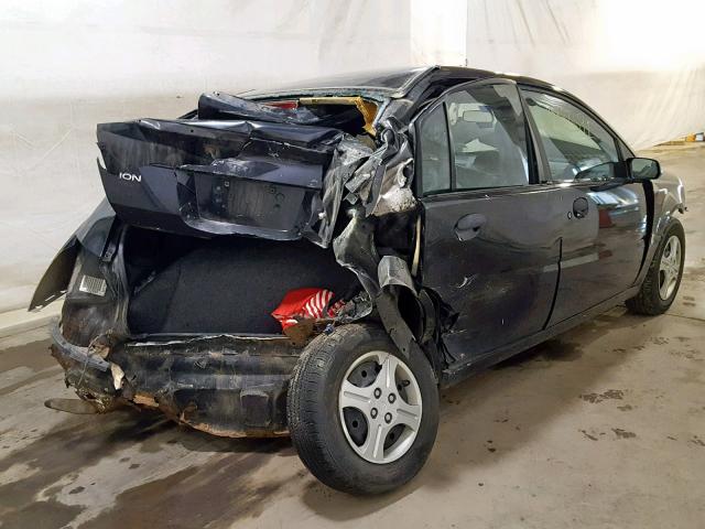 1G8AG52F14Z227756 - 2004 SATURN ION LEVEL BLACK photo 4