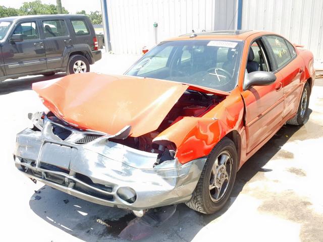 1G2NV52E73C125811 - 2003 PONTIAC GRAND AM G RED photo 2