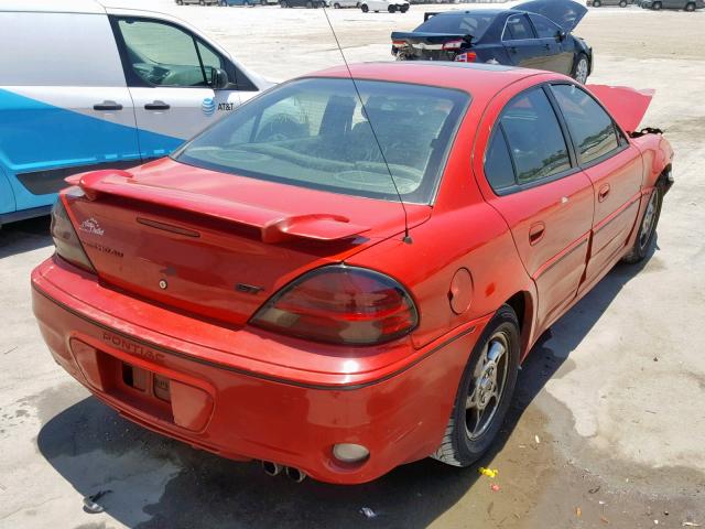 1G2NV52E73C125811 - 2003 PONTIAC GRAND AM G RED photo 4