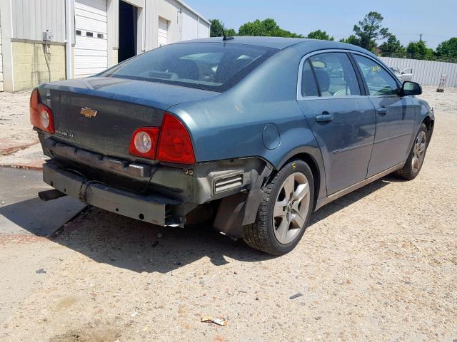 1G1ZH57B19F248488 - 2009 CHEVROLET MALIBU 1LT 绿色 照片 4