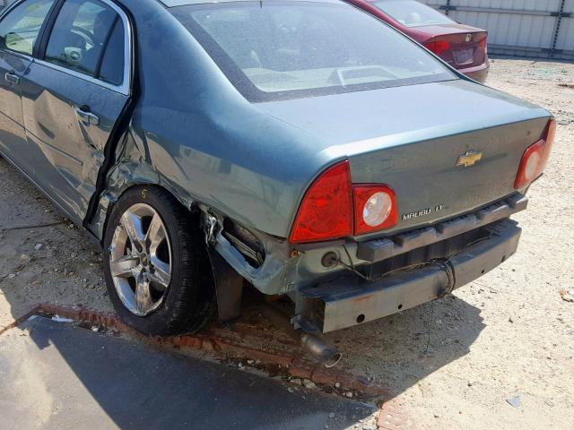 1G1ZH57B19F248488 - 2009 CHEVROLET MALIBU 1LT 绿色 照片 9