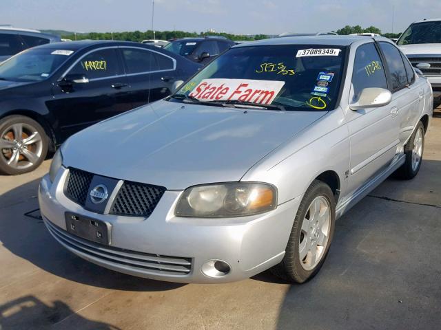 3N1AB51D06L584489 - 2006 NISSAN SENTRA SE- SILVER photo 2