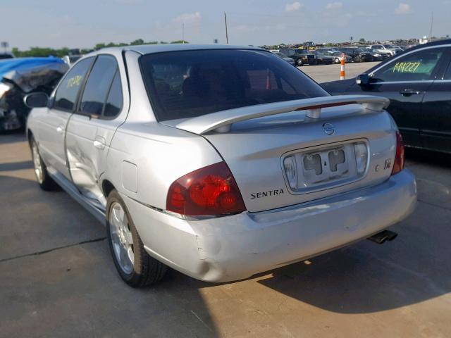 3N1AB51D06L584489 - 2006 NISSAN SENTRA SE- SILVER photo 3