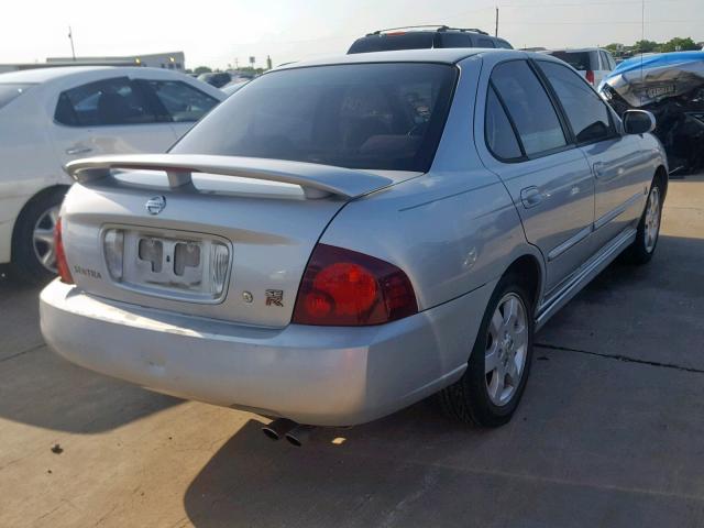 3N1AB51D06L584489 - 2006 NISSAN SENTRA SE- SILVER photo 4