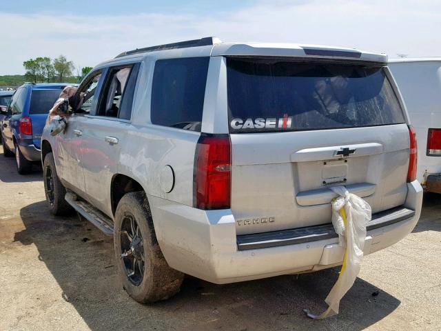 1GNSKBKCXFR207531 - 2015 CHEVROLET TAHOE K150 SILVER photo 3