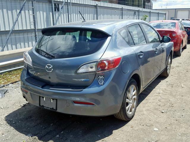 JM1BL1LP4D1771947 - 2013 MAZDA 3 I GREEN photo 4