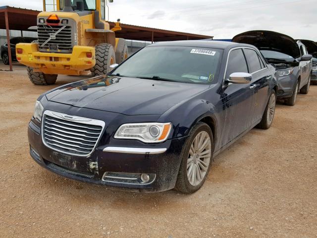 2C3CCACG9CH174656 - 2012 CHRYSLER 300 LIMITE BLUE photo 2