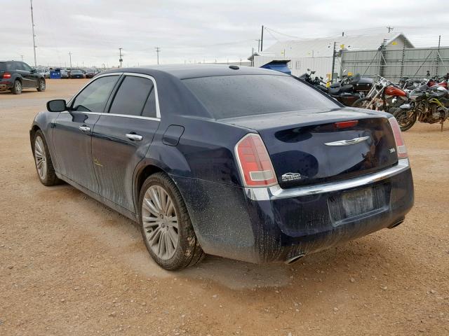 2C3CCACG9CH174656 - 2012 CHRYSLER 300 LIMITE BLUE photo 3