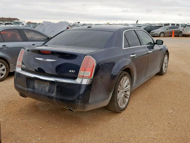 2C3CCACG9CH174656 - 2012 CHRYSLER 300 LIMITE BLUE photo 4