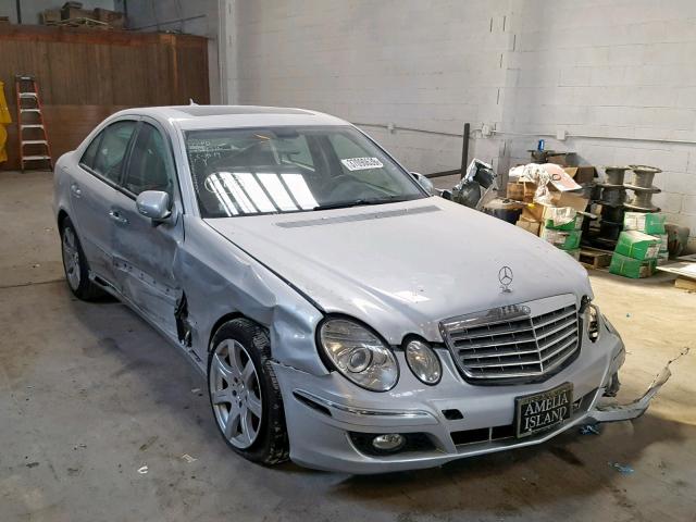 WDBUF56X67B019716 - 2007 MERCEDES-BENZ E 350 SILVER photo 1