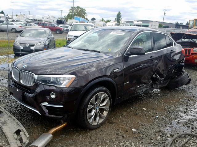 5UXXW3C57G0R19413 - 2016 BMW X4 XDRIVE2 BLACK photo 2