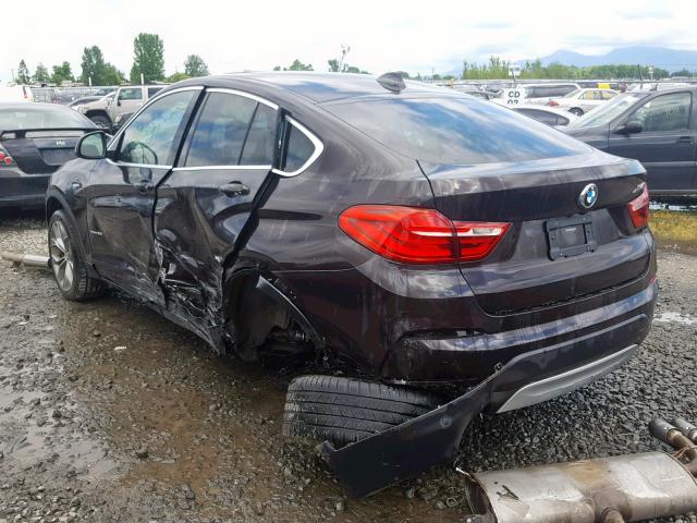 5UXXW3C57G0R19413 - 2016 BMW X4 XDRIVE2 BLACK photo 3