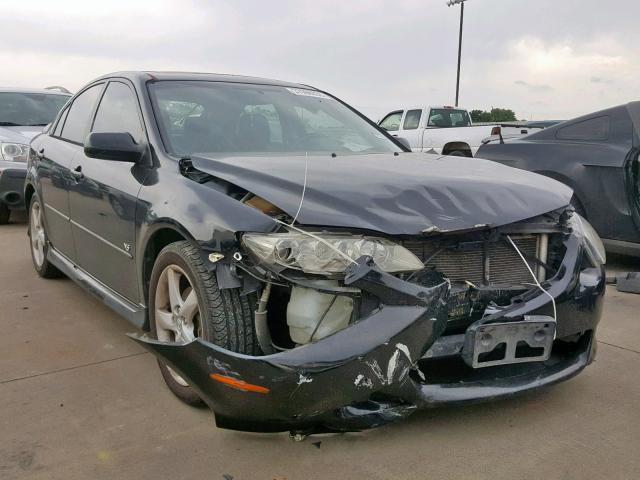 1YVHP84D855M45617 - 2005 MAZDA 6 S BLACK photo 1