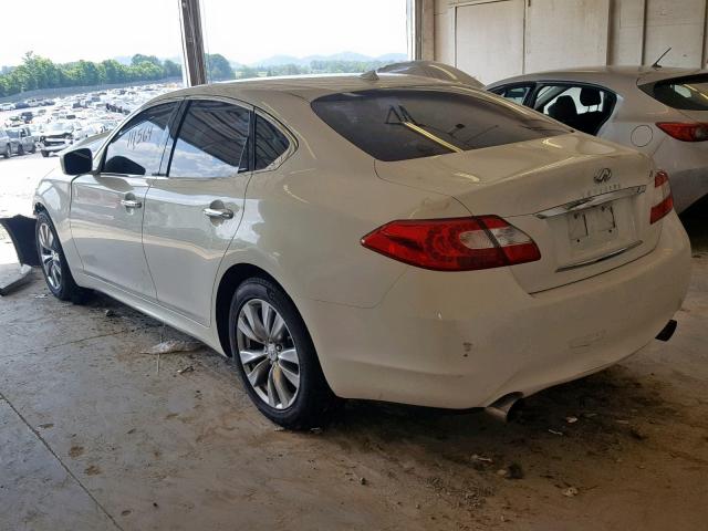 JN1BY1APXCM330747 - 2012 INFINITI M37 WHITE photo 3