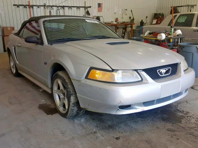 1FAFP45X1YF143704 - 2000 FORD MUSTANG GT SILVER photo 1