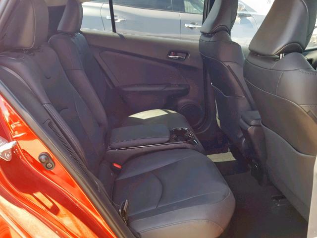 JTDKARFP6J3076627 - 2018 TOYOTA PRIUS PRIM 红色 照片 6