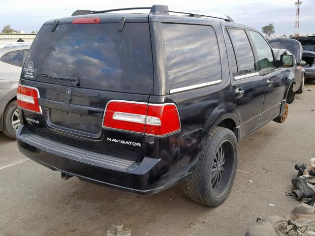 5LMFU27507LJ00595 - 2007 LINCOLN NAVIGATOR შავი ფოტო 4