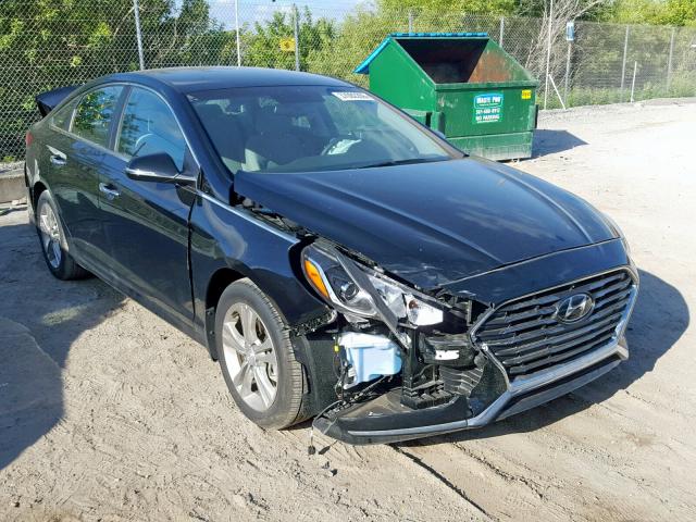 5NPE34AF5JH671028 - 2018 HYUNDAI SONATA SPO BLACK photo 1