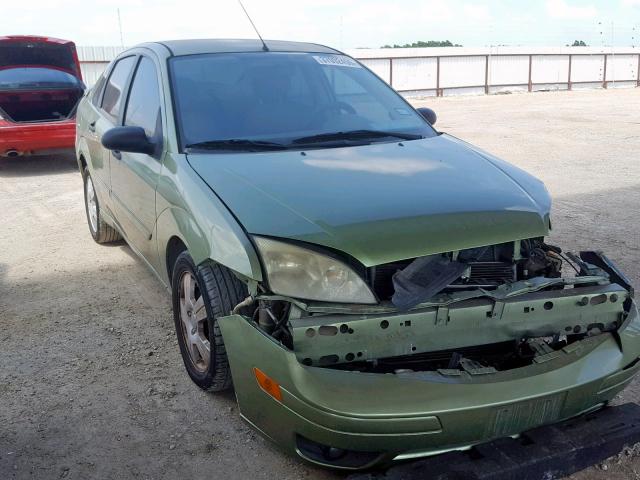 1FAHP34N67W140184 - 2007 FORD FOCUS ZX4 GREEN photo 1