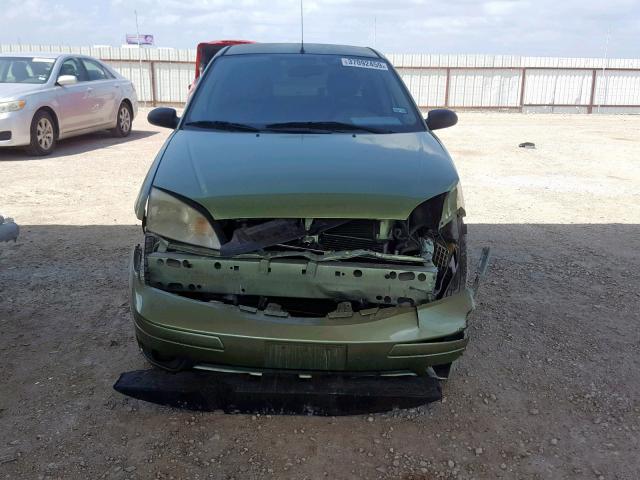 1FAHP34N67W140184 - 2007 FORD FOCUS ZX4 GREEN photo 9