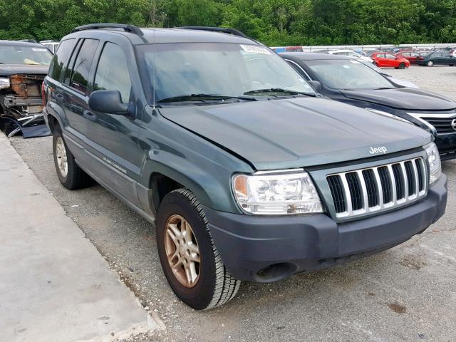 1J4GX48S54C210812 - 2004 JEEP GRAND CHER GREEN photo 1