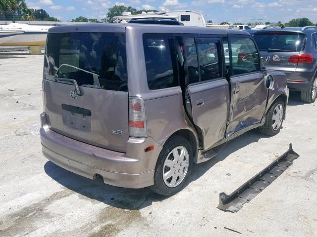 JTLKT324364038751 - 2006 TOYOTA SCION XB 灰色 照片 4