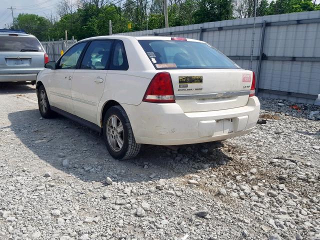 1G1ZT62845F138125 - 2005 CHEVROLET MALIBU MAX WHITE photo 3