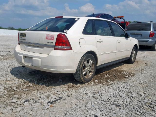 1G1ZT62845F138125 - 2005 CHEVROLET MALIBU MAX WHITE photo 4