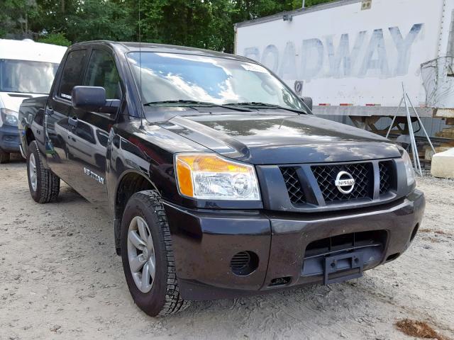 1N6AA0EK6EN517256 - 2014 NISSAN TITAN S BLACK photo 1