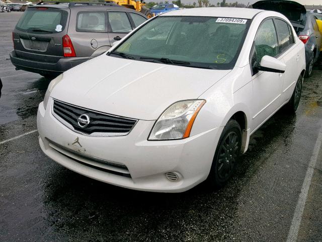 3N1AB6AP1BL695952 - 2011 NISSAN SENTRA 2.0 WHITE photo 2