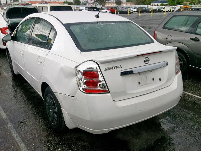 3N1AB6AP1BL695952 - 2011 NISSAN SENTRA 2.0 WHITE photo 3