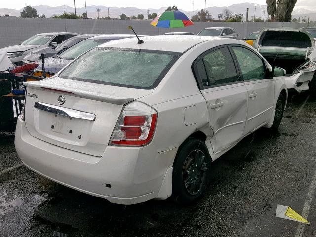 3N1AB6AP1BL695952 - 2011 NISSAN SENTRA 2.0 WHITE photo 4