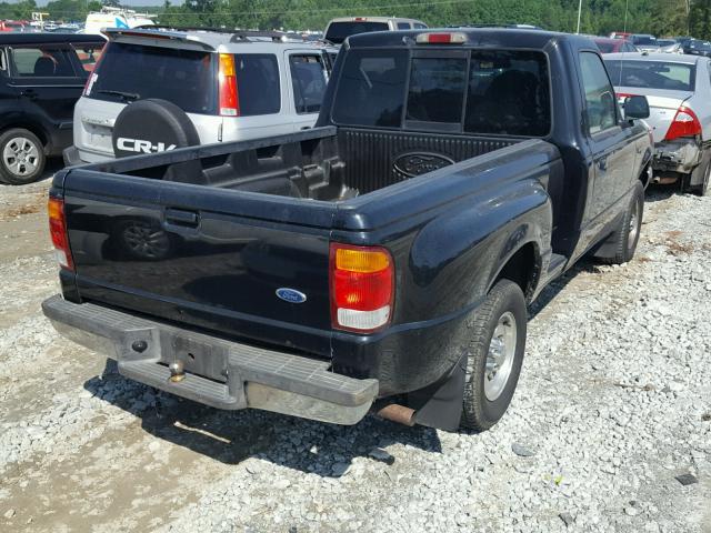 1FTYR10X9WPA46700 - 1998 FORD RANGER BLUE photo 4