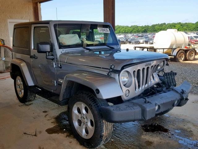1C4AJWBG7EL144567 - 2014 JEEP WRANGLER S ვერცხლისფერი ფოტო 1