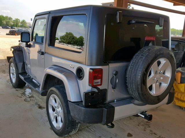 1C4AJWBG7EL144567 - 2014 JEEP WRANGLER S ვერცხლისფერი ფოტო 3