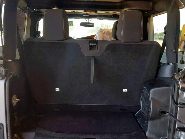 1C4AJWBG7EL144567 - 2014 JEEP WRANGLER S ვერცხლისფერი ფოტო 9