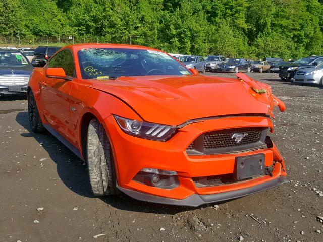 1FA6P8CF9G5316097 - 2016 FORD MUSTANG GT ORANGE photo 1