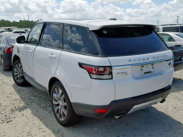 SALWR2WF7EA313550 - 2014 LAND ROVER RANGE ROVE WHITE photo 3