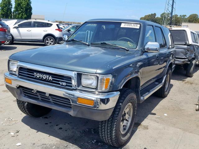 JT3VN39W0L0023870 - 1990 TOYOTA 4RUNNER VN GREEN photo 2