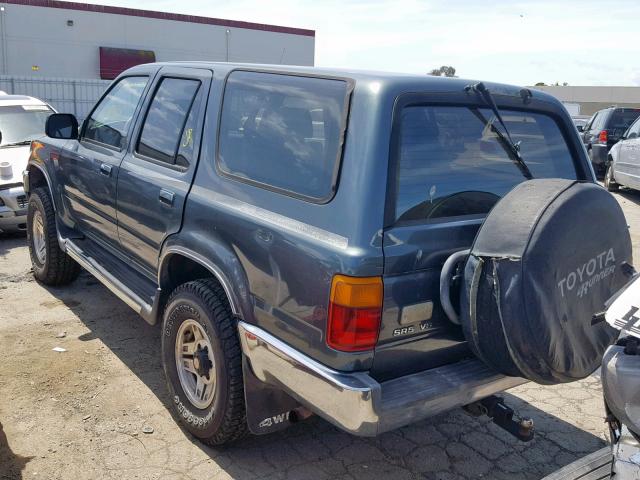 JT3VN39W0L0023870 - 1990 TOYOTA 4RUNNER VN GREEN photo 3