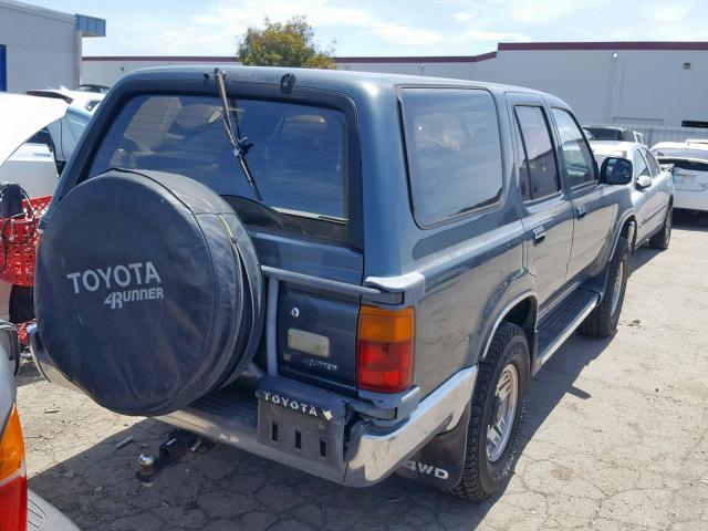 JT3VN39W0L0023870 - 1990 TOYOTA 4RUNNER VN GREEN photo 4