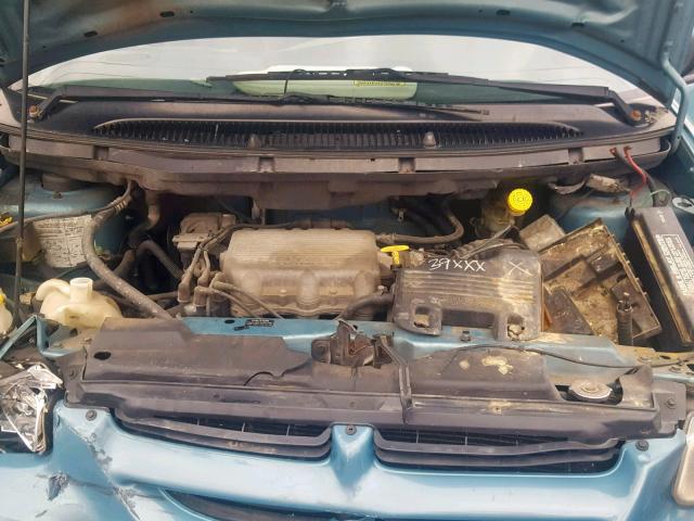 2B4FP2531WR630898 - 1998 DODGE CARAVAN BLUE photo 7