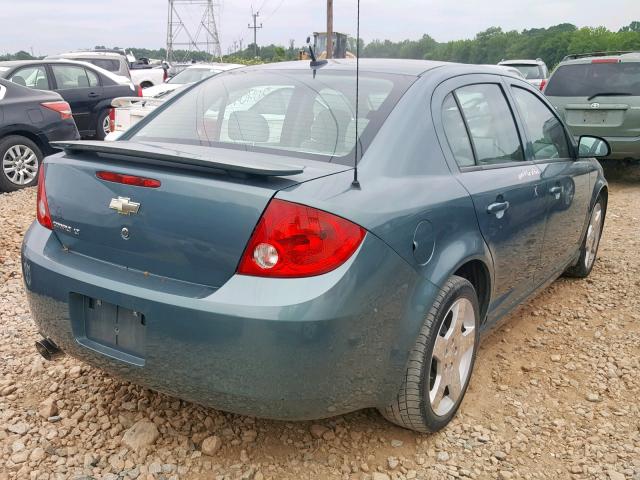 1G1AT58H997132027 - 2009 CHEVROLET COBALT LT GREEN photo 4