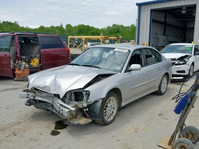 4S3BE625447201175 - 2004 SUBARU LEGACY L S SILVER photo 2