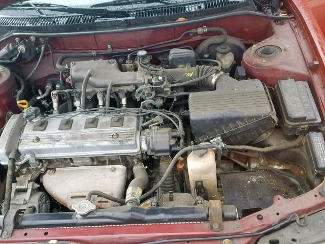 1NXBB02E7TZ369930 - 1996 TOYOTA COROLLA DX RED photo 7