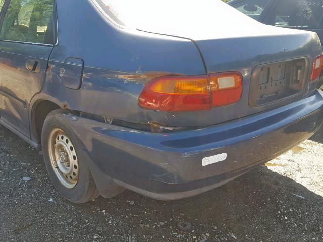 1HGEG8548RL027679 - 1994 HONDA CIVIC DX BLUE photo 9