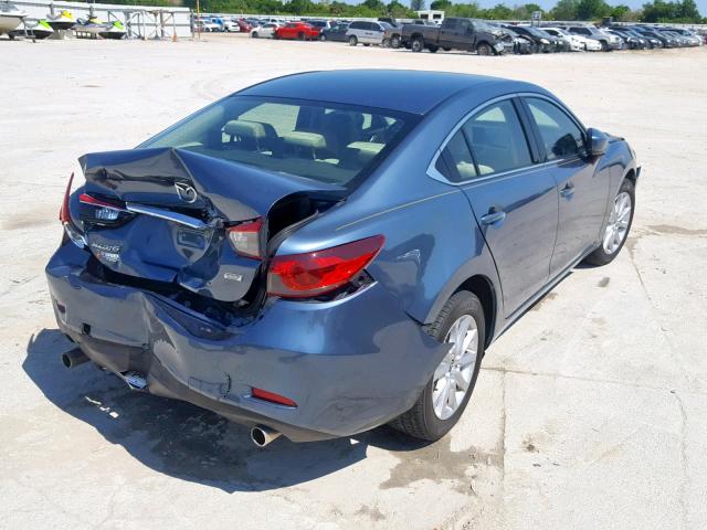 JM1GL1U52H1153986 - 2017 MAZDA 6 SPORT BLUE photo 4