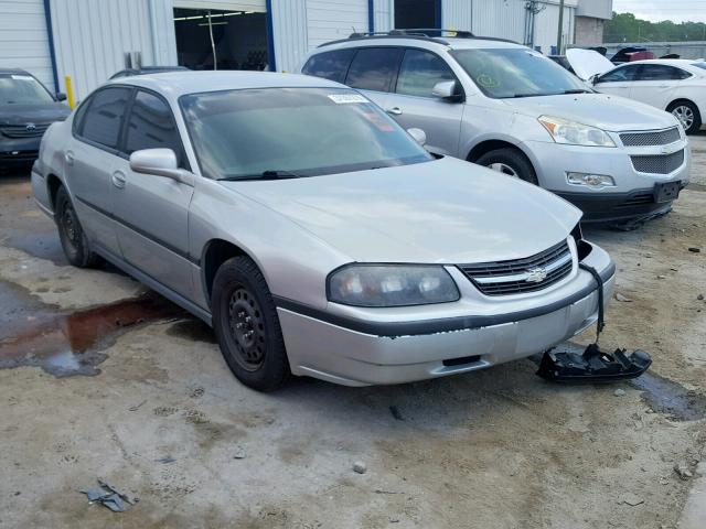 2G1WF52E359342918 - 2005 CHEVROLET IMPALA SILVER photo 1