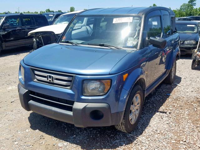 5J6YH18728L016269 - 2008 HONDA ELEMENT EX BLUE photo 2